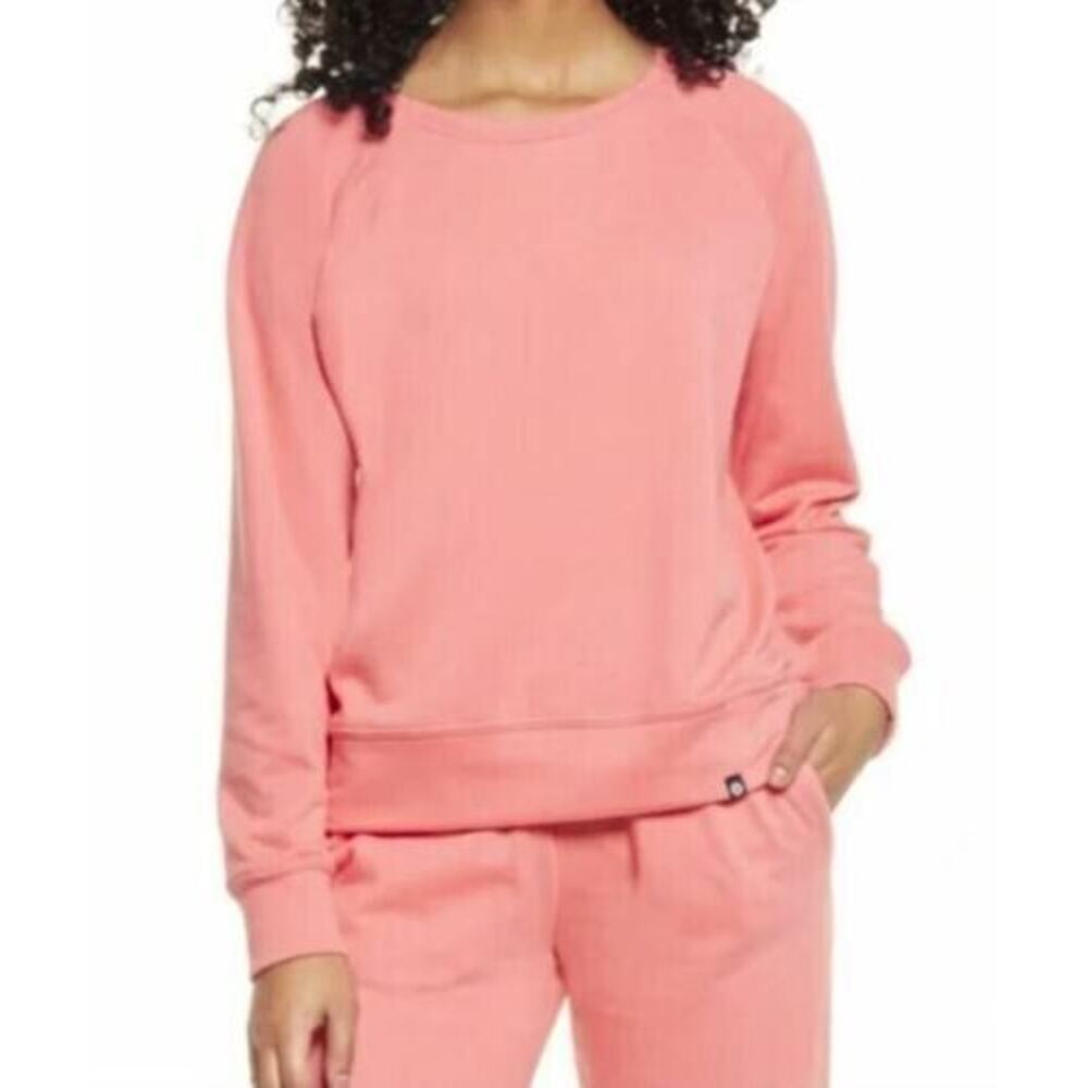 Circle X Women's Coxy Raglan Sleeve Sweatshirt Coral Medium MSRP $35‎